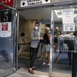 Antonio David Flores en los Juzgados por el juicio que tiene con La Fábrica de la Tele
