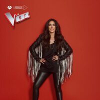 Malú en la foto promocional de 'La Voz'
