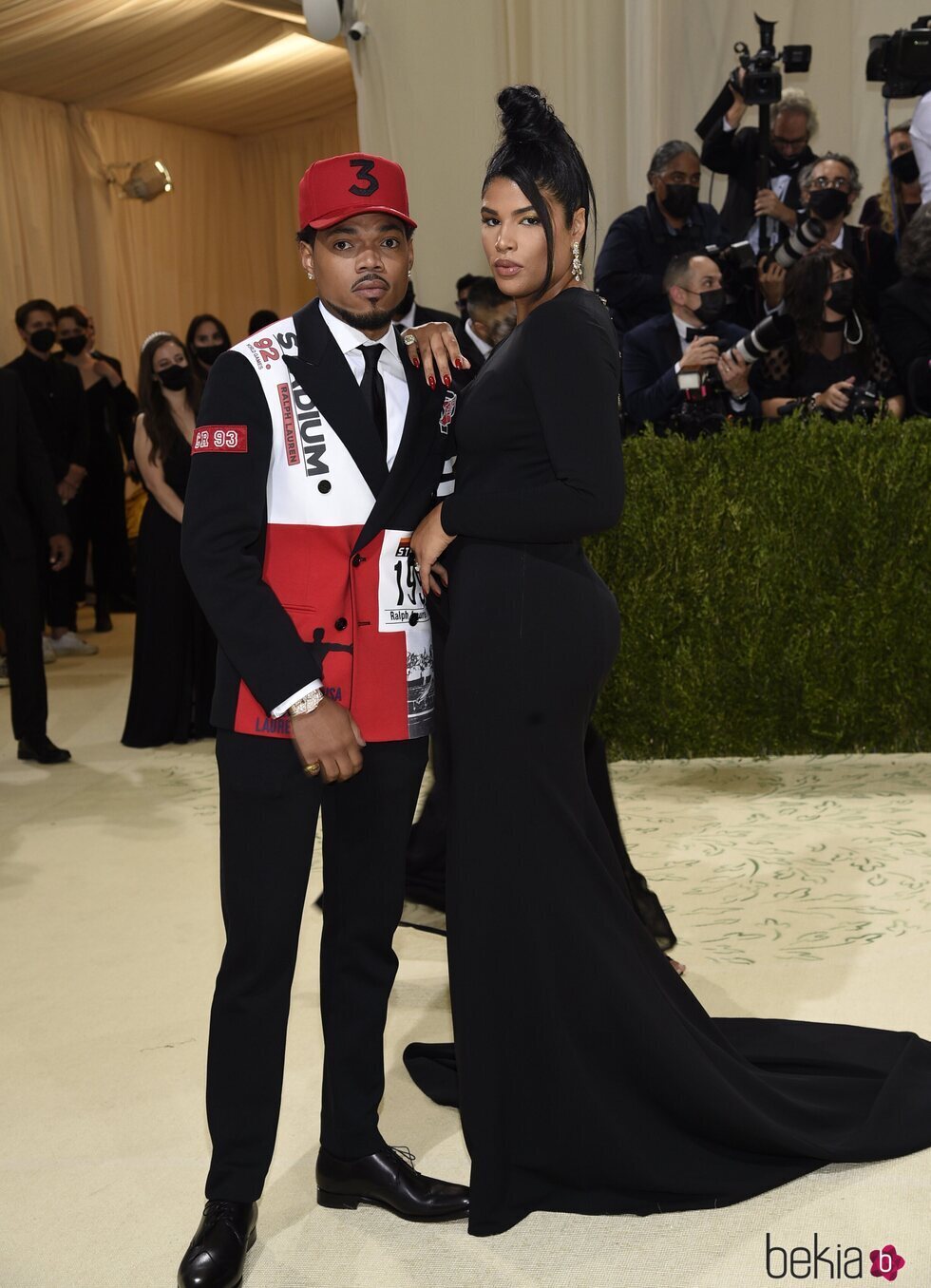 Chance the Rapper y Kirsten Corley en la MET Gala 2021