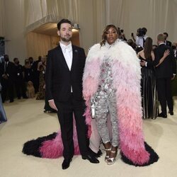 Serena Williams y Alexis Ohanian en la MET Gala 2021