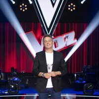 Alejandro Sanz en la presentación de 'La Voz'