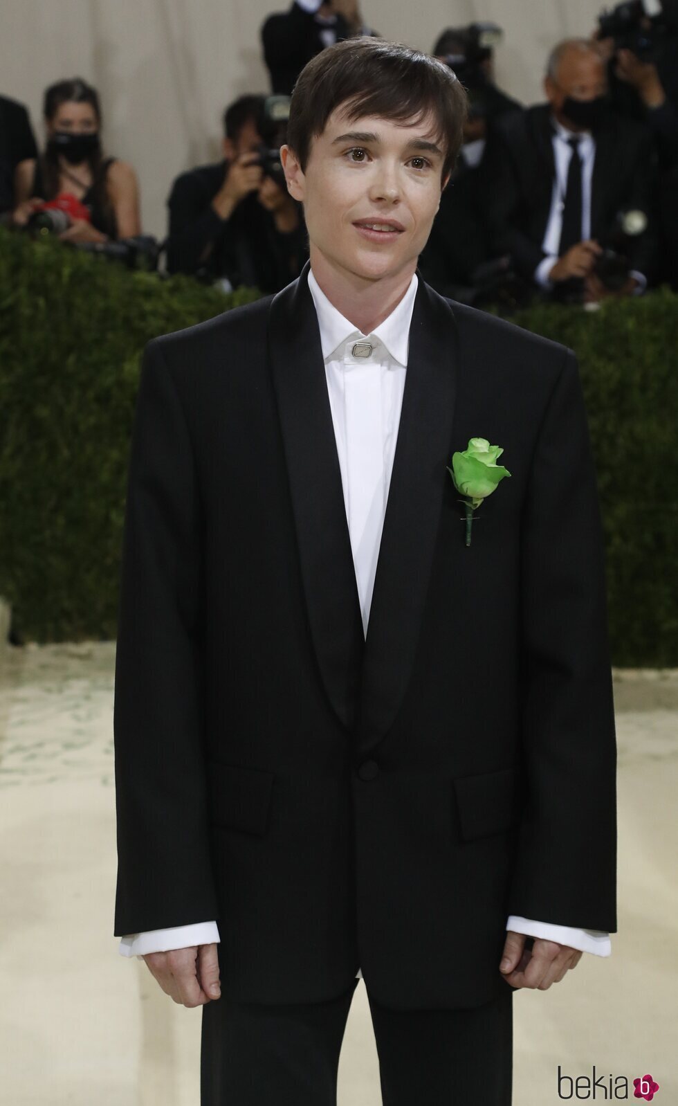 Elliot Page a su llegada a la MET Gala 2021
