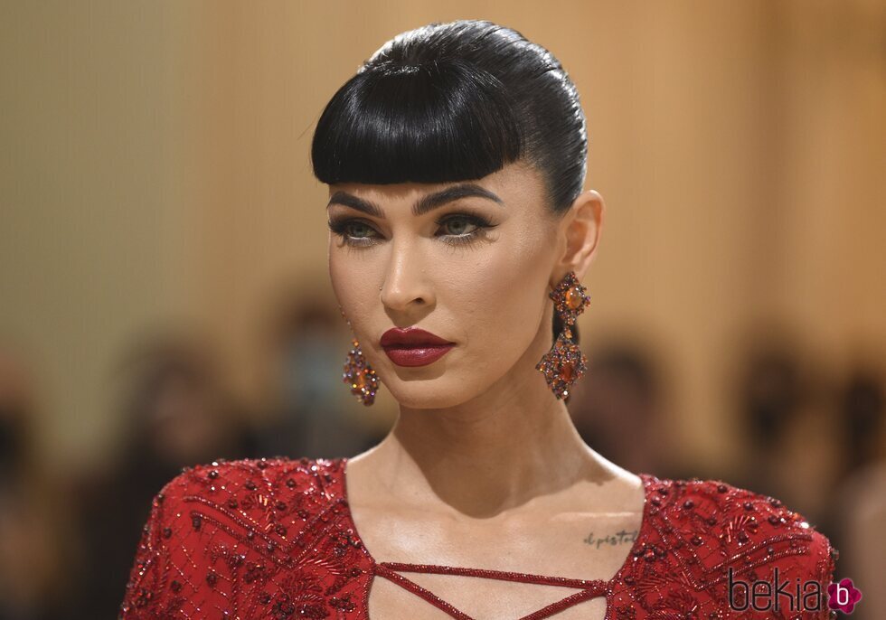 Megan Fox a su llegada a la MET Gala 2021