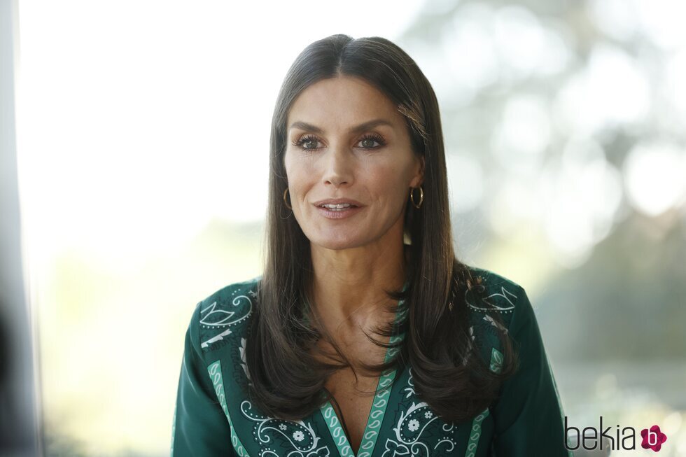 La Reina Letizia en su mensaje telemático en el acto de presentación de la plataforma de personas con discapacidad intelectual