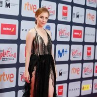 Leticia Dolera en la alfombra roja de los Premios Platino 2021