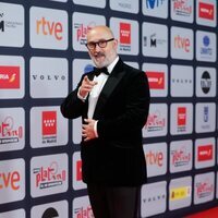 Javier Cámara en la alfombra roja de los Premios Platino 2021