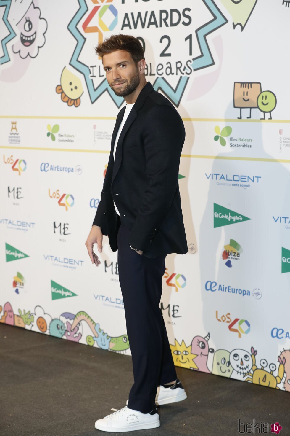Pablo Alborán en la cena de nominados de Los 40 Music Awards 2021