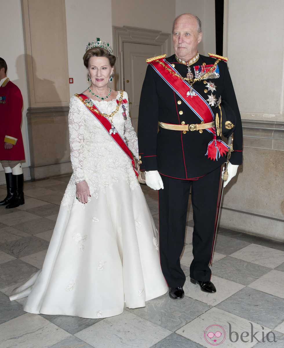 Los Reyes de Noruega en la celebración de los 40 años en el trono de Margarita de Dinamarca