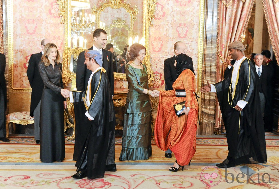 Los Reyes y los Príncipes de Asturias en la recepción al Cuerpo Diplomático