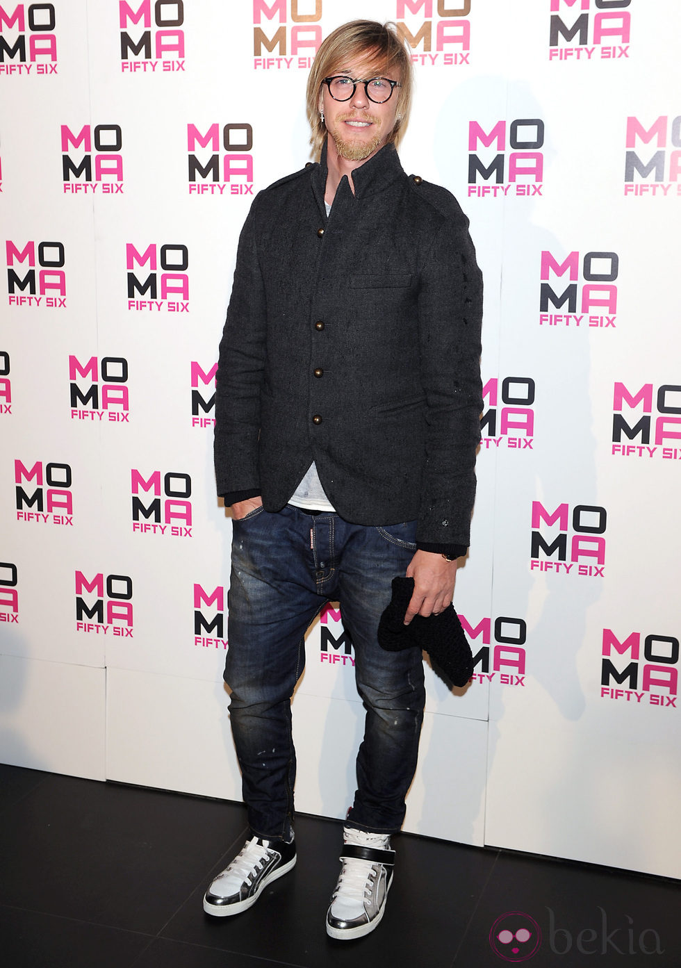 Guti en la inauguración de Moma en Madrid
