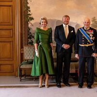Guillermo Alejandro y Máxima de Holanda y Harald y Sonia de Noruega en la Visita de Estado de los Reyes de Holanda a Noruega