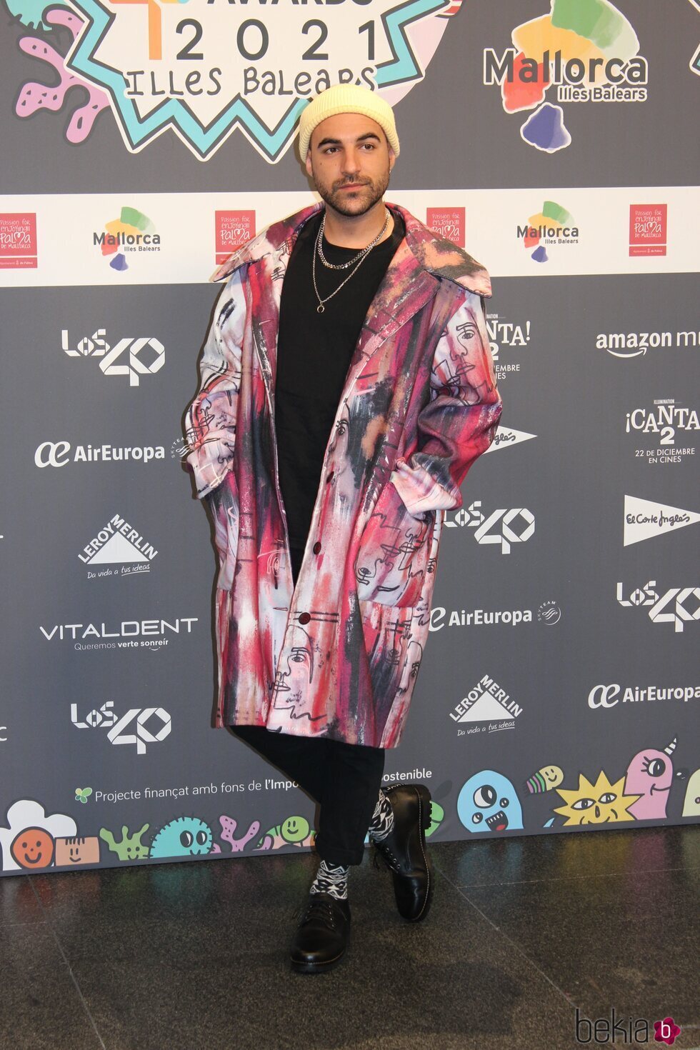 Nil Moliner en Los 40 Music Awards 2021 Illes Balears