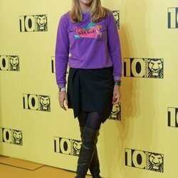 Alba Carrillo posa en el décimo aniversario del musical El Rey León