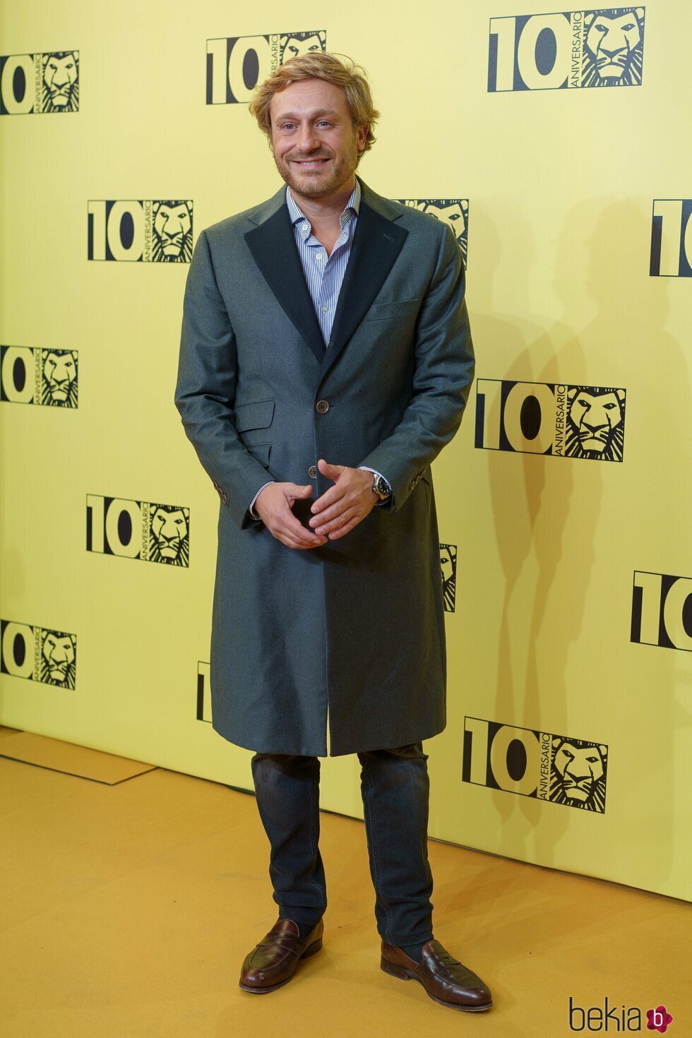Juan Peña en el décimo aniversario del musical El Rey León