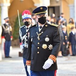 Alberto de Mónaco en el Día Nacional de Mónaco 2021