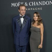 Alessandro Lequio y María Palacios en la fiesta Moët & Chandon Effervescence 2021 de Madrid
