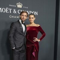 Marta Lozano y su novio en la fiesta Moët & Chandon Effervescence 2021 de Madrid
