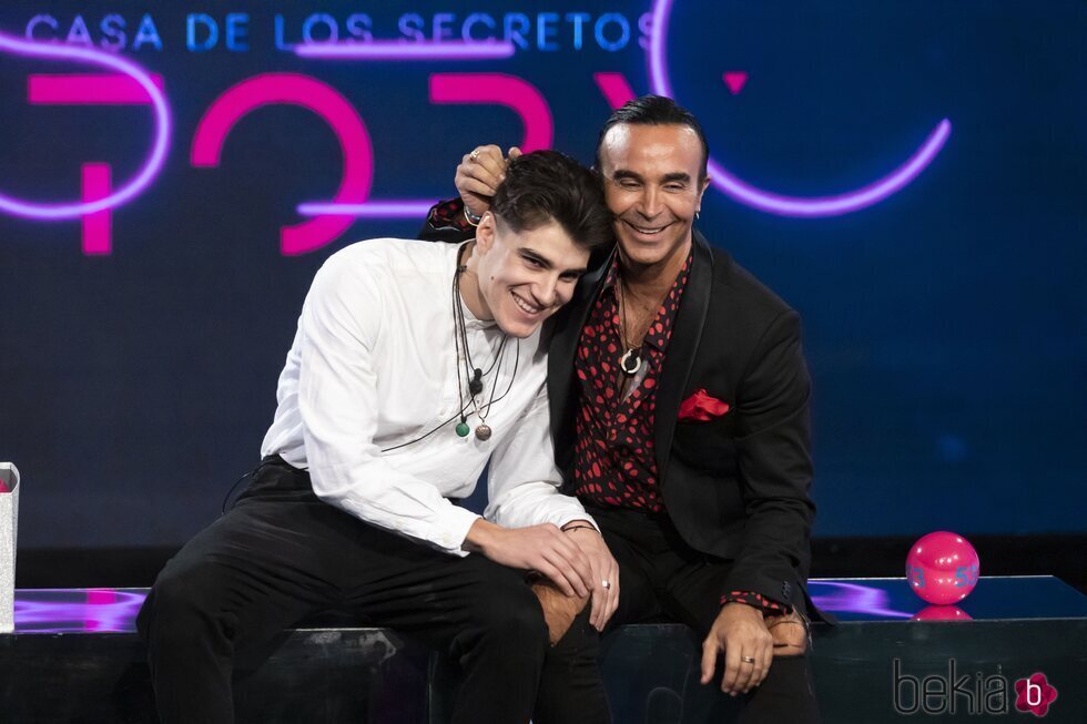 Luis Rollán y Julen antes de la expulsión en la gala 13 de 'Secret Story'