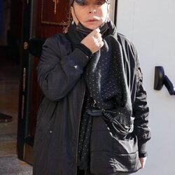 Massiel en el velatorio abierto al público de Verónica Forqué