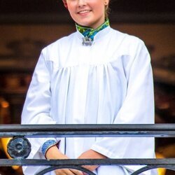 Ingrid Alexandra de Noruega en el Palacio Real de Oslo en su Confirmación
