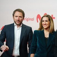 Manuel, Alejandra y Jacobo Martos en la presentación de 'Raphaelismo'