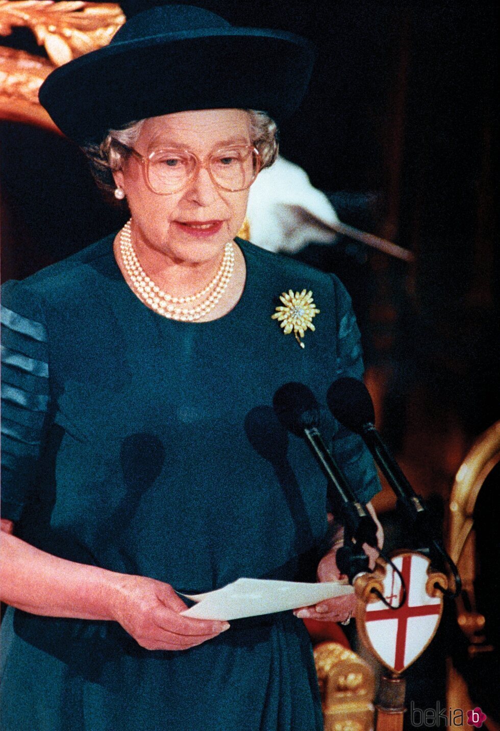 La Reina Isabel en el discurso en el que habló del Annus Horribilis de la Familia Real Británica en 1992