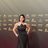 Belén López en la alfombra roja de los Premios Goya 2022