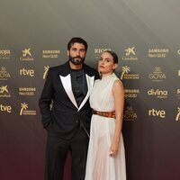 Álex García y Verónica Echegui en la alfombra roja de los Premios Goya 2022