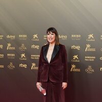 Mabel Lozano en la alfombra roja de los Premios Goya 2022