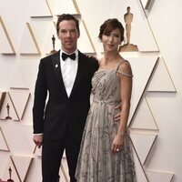 Benedict Cumberbatch y Sophie Hunter en la alfombra roja de los Premios Oscar 2022