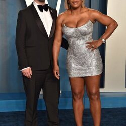 Serena Williams y Alexis Ohanian en la fiesta de Vanity Fair tras los Premios Oscar 2022