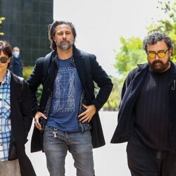 Michelle Jenner, Hugo Silva y Paco Tous en la capilla ardiente de Juan Diego