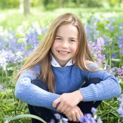 La Princesa Carlota en su 7 cumpleaños