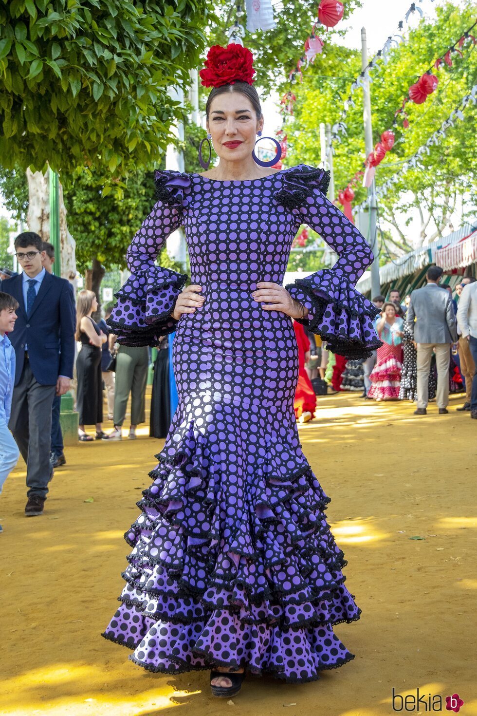 Raquel Revuelta en la Feria de Abril de Sevilla 2022