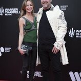Sharon Corr y su pareja en la inauguración de 'The Music Station'