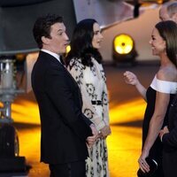 El Príncipe Guillermo y Kate Middleton con Tom Cruise, Miles Teller y Jennifer Connelly en el estreno de 'Top Gun: Maverick'