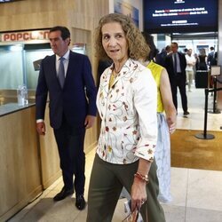 La Infanta Elena en el estreno de 'El Comensal'