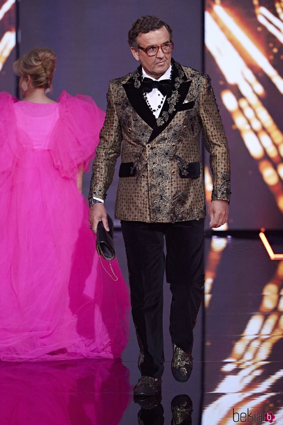 Antonio Montero en el desfile de Moda España de la 'Sálvame Fashion Week 2022'