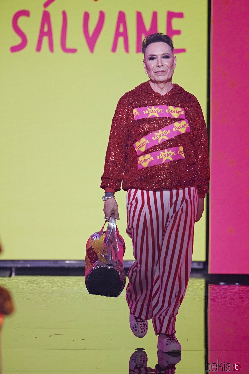 Maestro Joao en el desfile de Ágatha Love 'Sálvame' de la 'Sálvame Fashion Week 2022'