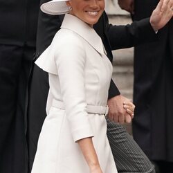 Meghan Markle en el Servicio de Acción de Gracias por el Jubileo de Platino