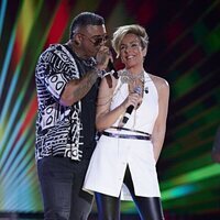 Rocío Carrasco y Henry Méndez en el primer concierto del 'Sálvame Mediafest'