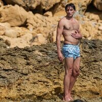 Andrés Velencoso disfrutando de sus vacaciones en Ibiza