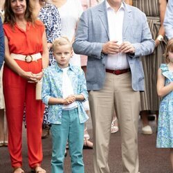 Alberto de Mónaco y Jacques de Mónaco en el Picnic de Mónaco 2022
