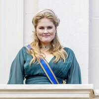 Amalia de Holanda debutando en el Prinsjesdag