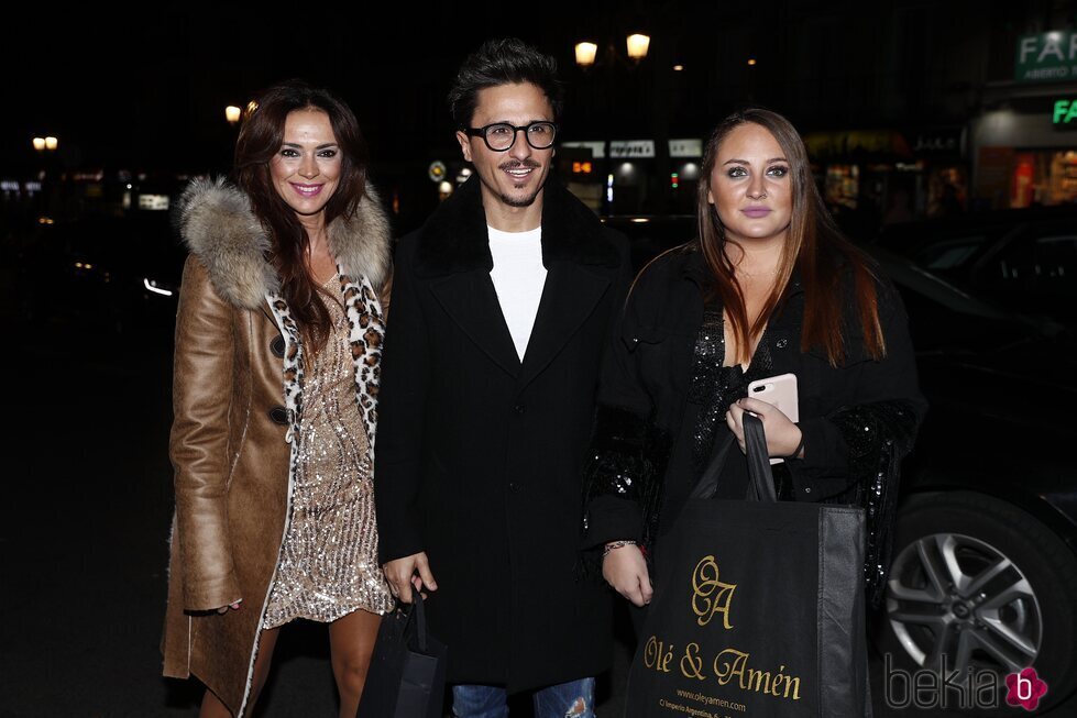Olga Moreno, Agustín Etienne y Rocío Flores en 2019