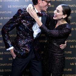 Juan Avellaneda y Tamara Falcó, muy complices en el photocall de un evento