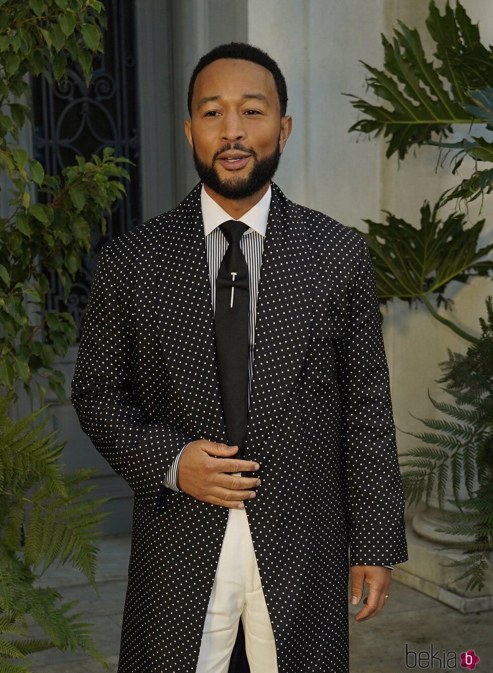 John Legend en el desfile de Ralph Lauren en Pasadena