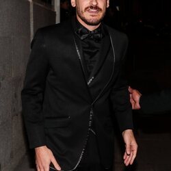 Cepeda llegando a los Premios Odeón