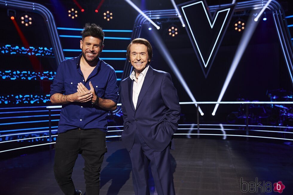 Pablo López y Raphael en las batallas de 'La Voz 2022'
