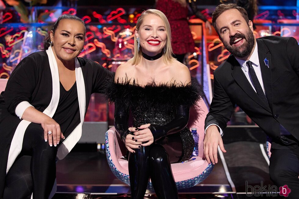 Falete, Soraya Arnelas y Antonio Castelo, jurado del Mediafest Night Fever